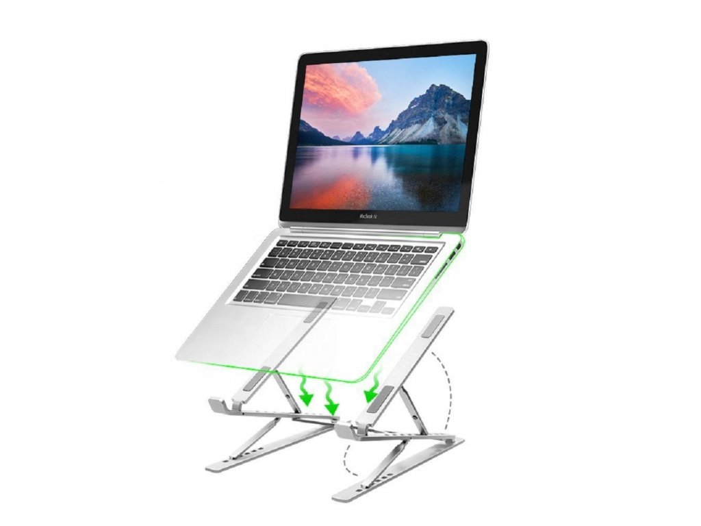 cestovní stojan na notebook skládací